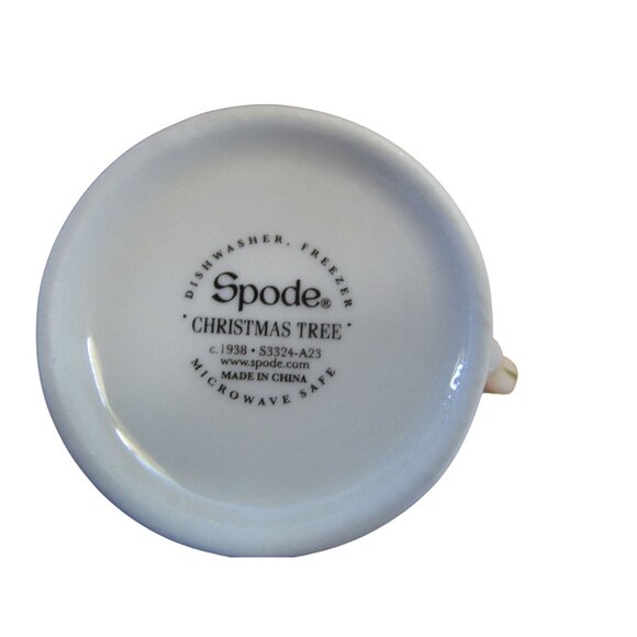 Spode Christmas Tree Demitasse Espresso Cups & Saucers Set Of 4 New In Box - Picture 4 of 16